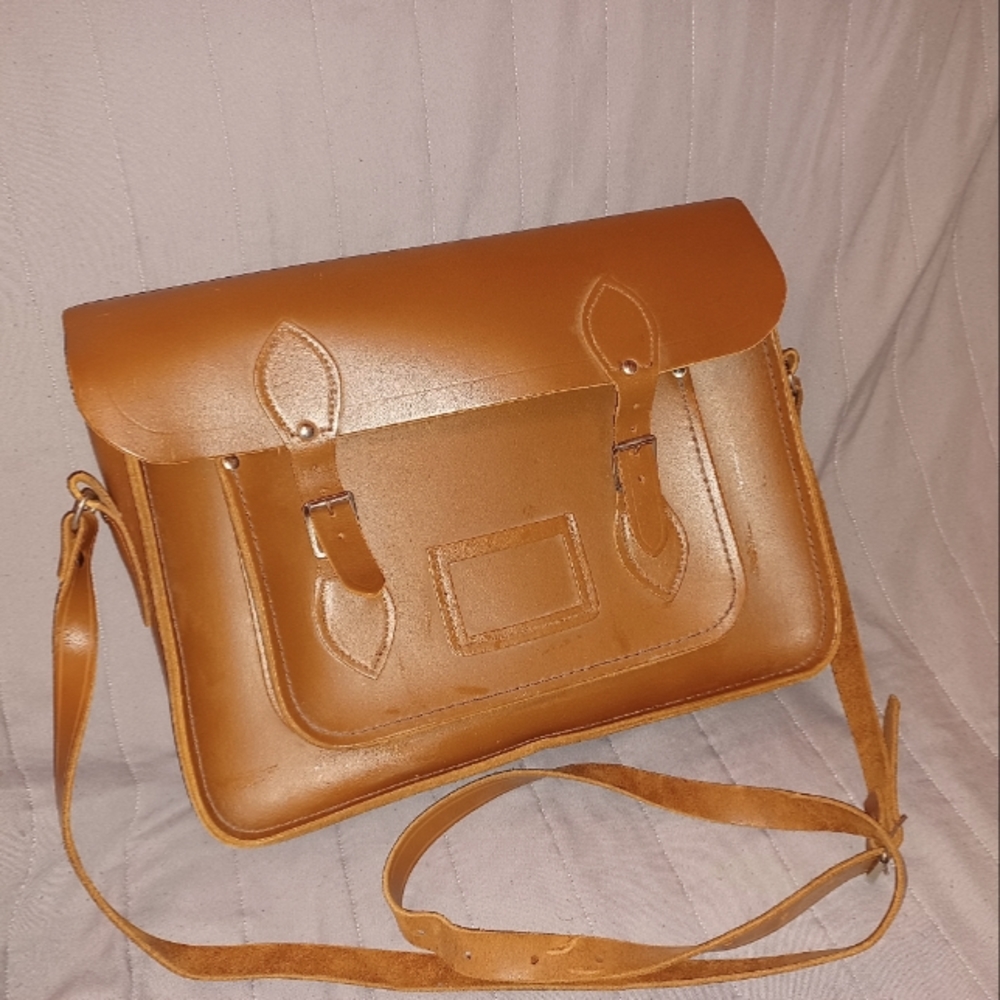 Cambridge Satchel Company 15in Vintage color leather Satchel